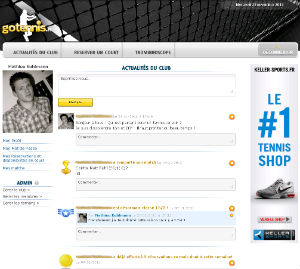 Gotennis - réseau social du tennis
