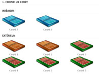 Réservation de court de tennis en ligne